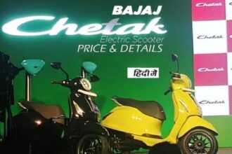 bajaj chetak electric scooters
