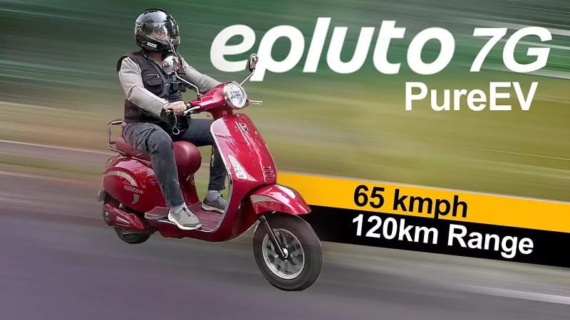 Pure EV ePluto 7G इलेक्ट्रिक स्कूटर हुआ पहले से और बेहतर,देता है 120km की बेहतरीन रेंज...